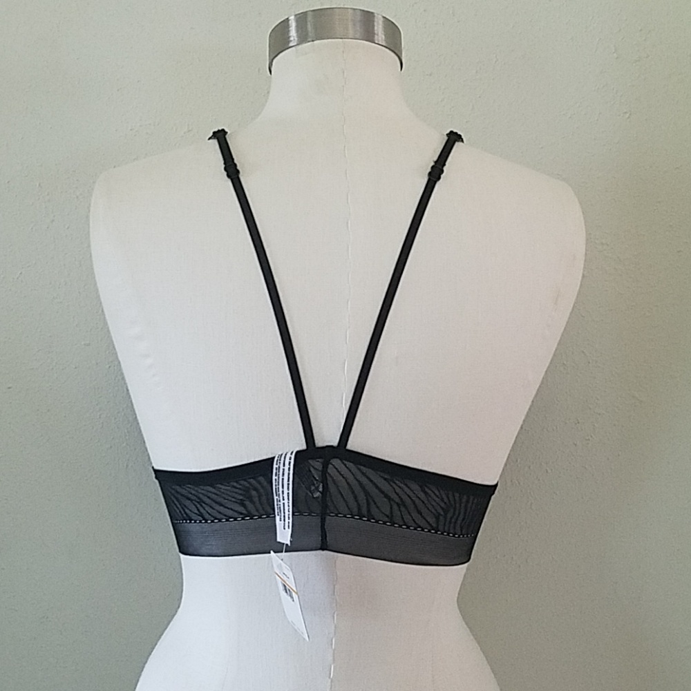 🆕 Free People Can't Be Tamed Black Lace Bralette - Picture 6 of 7